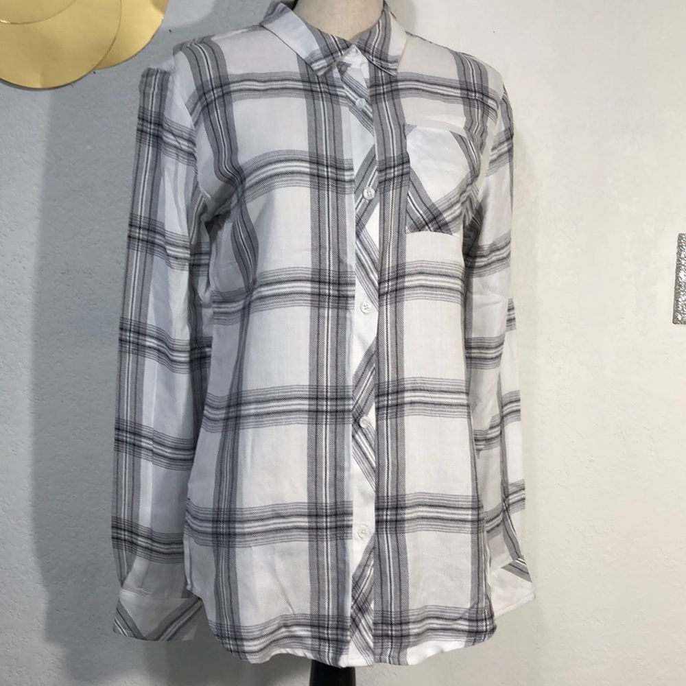 🌹WORKSHOP Republic Clothing Plaid Buttondown NEW